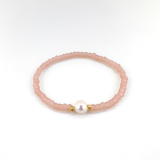 Pink & Pearl Bracelet