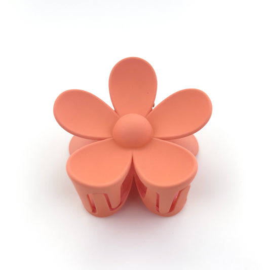 Peach Flower Clip