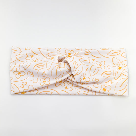 White & Yellow Headband