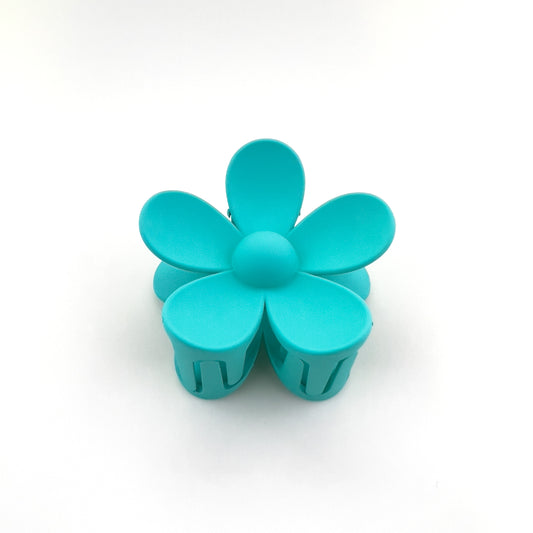 Turquoise Flower Clip