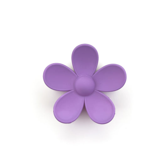 Purple Flower Clip